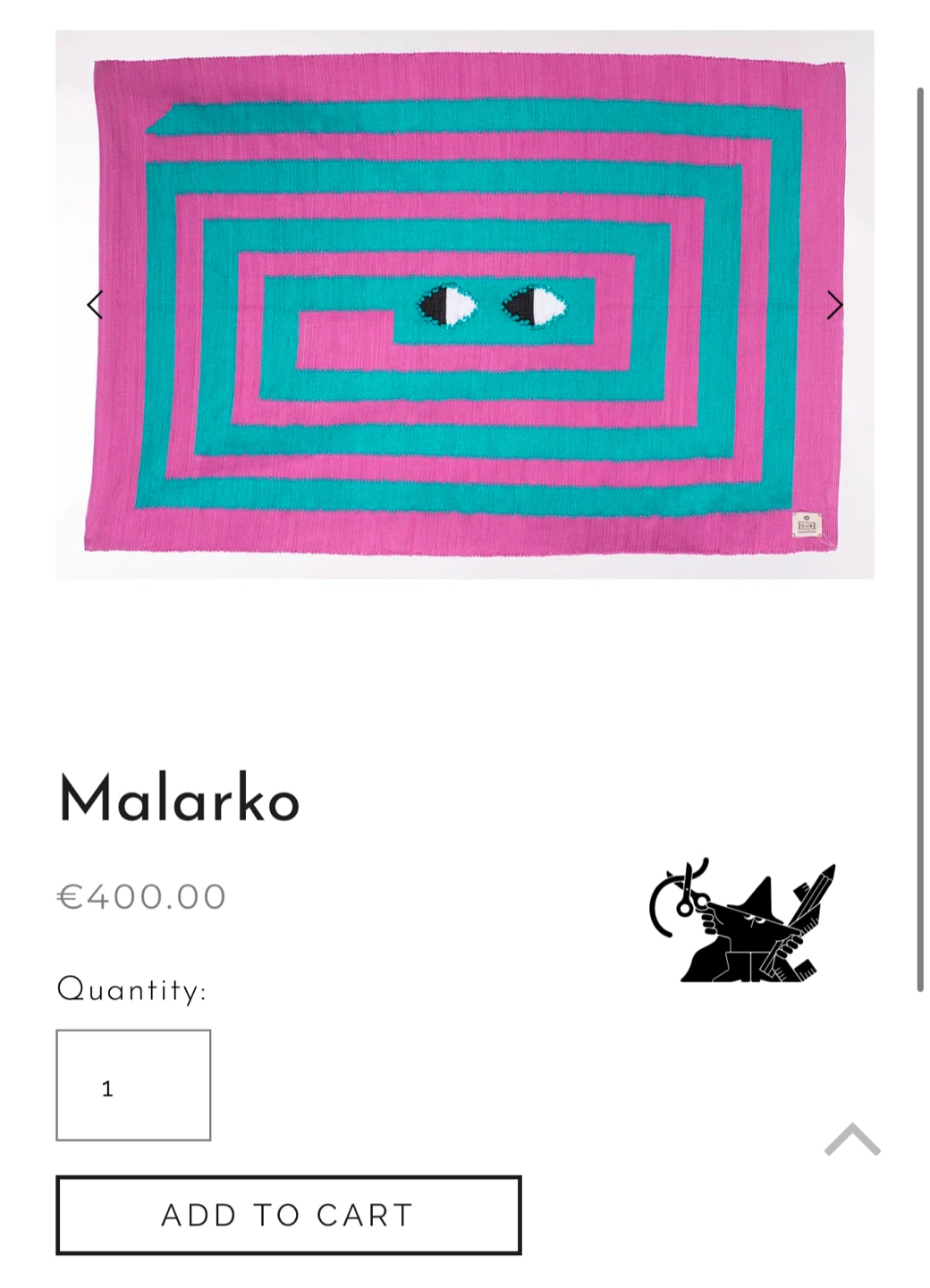 (New with tag) GUR Rug, Pink and Teal - photo 2