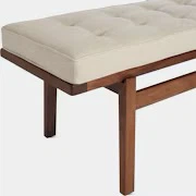 DWR Jens Bench by Jens Risom – Walnut & Oatmeal - photo 2