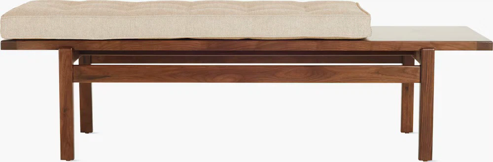 DWR Jens Bench by Jens Risom – Walnut & Oatmeal - photo 5