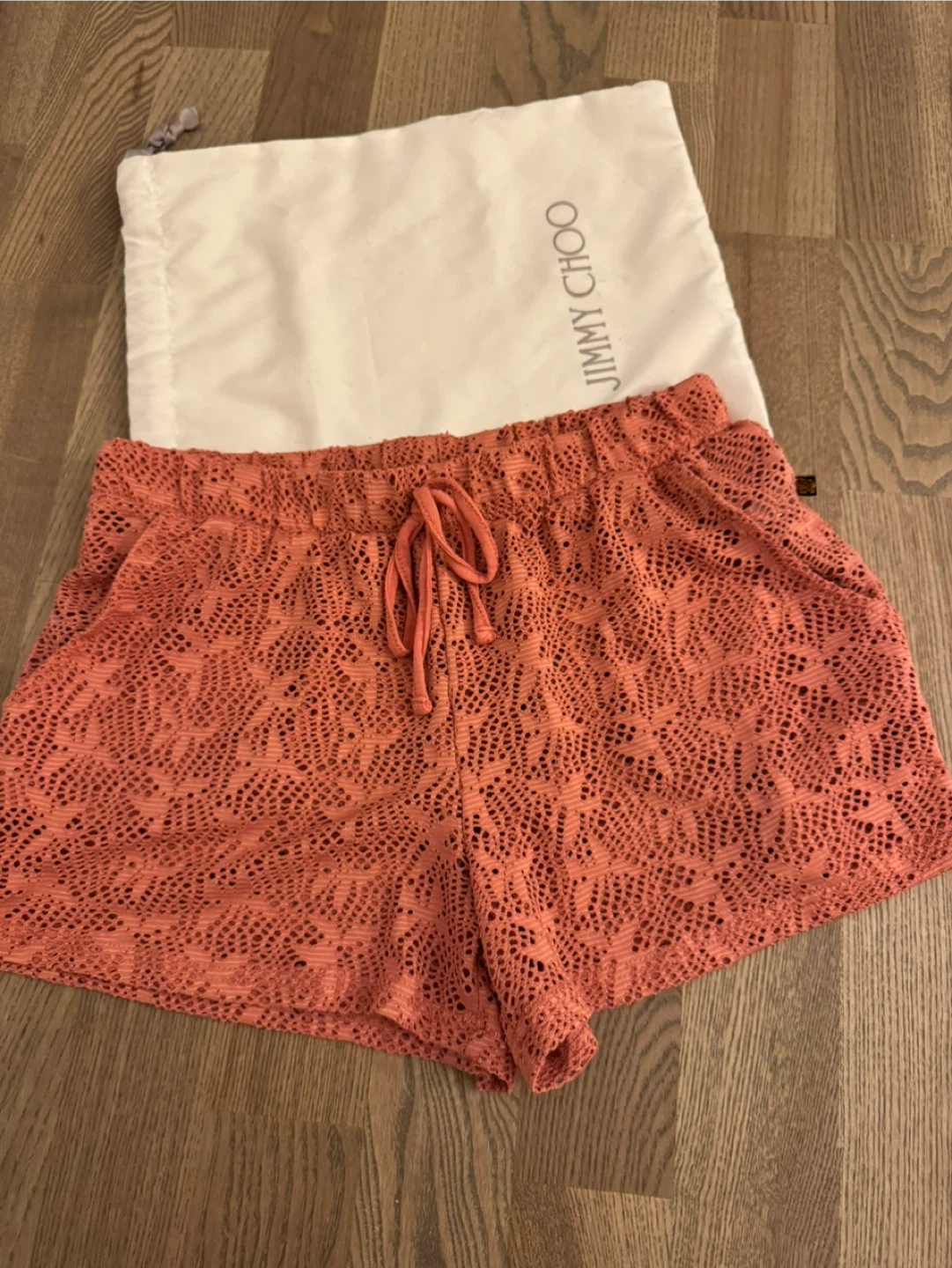 Designer’s Coral Lace Shorts - photo 2