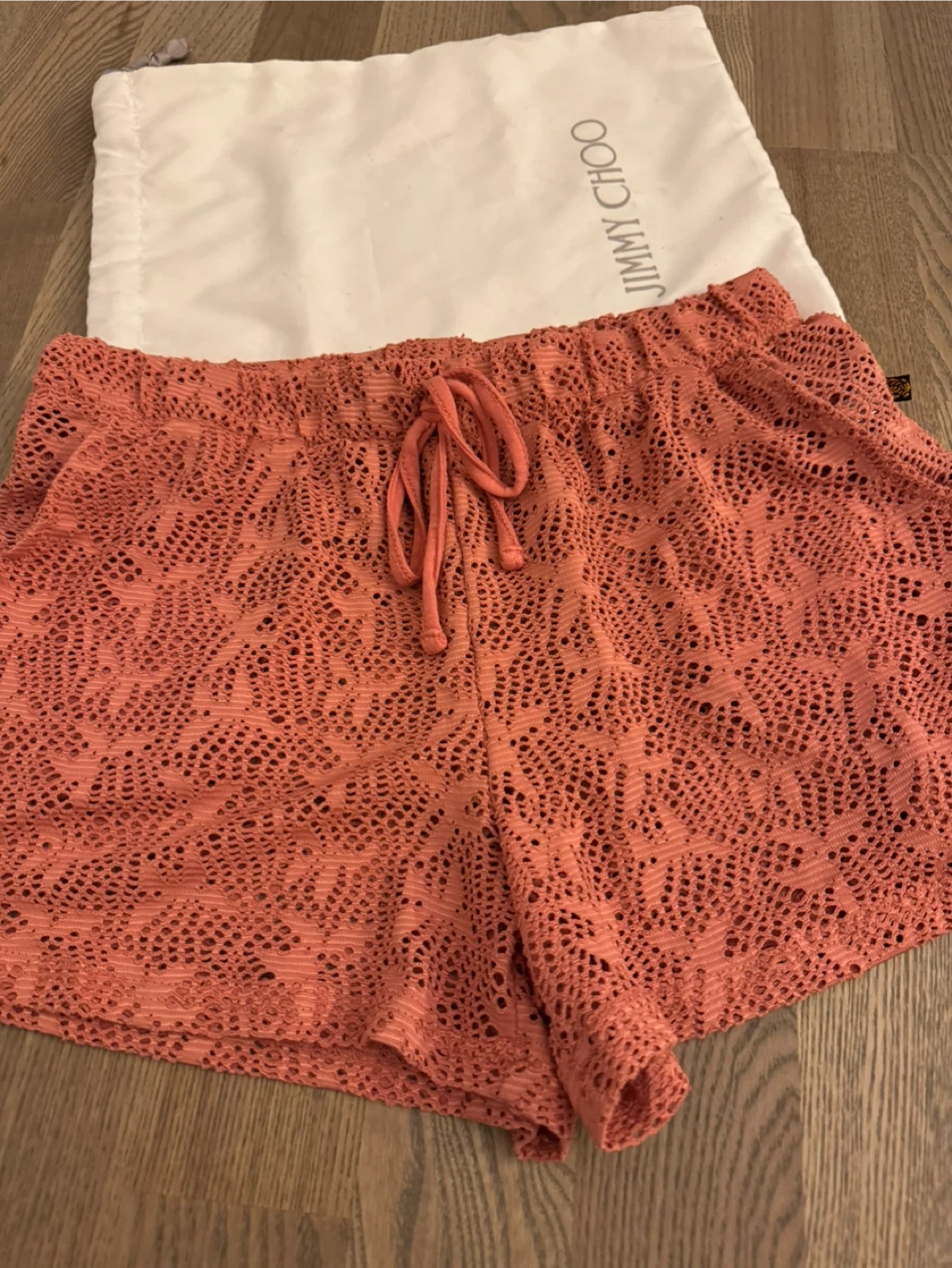 Designer’s Coral Lace Shorts - photo 3