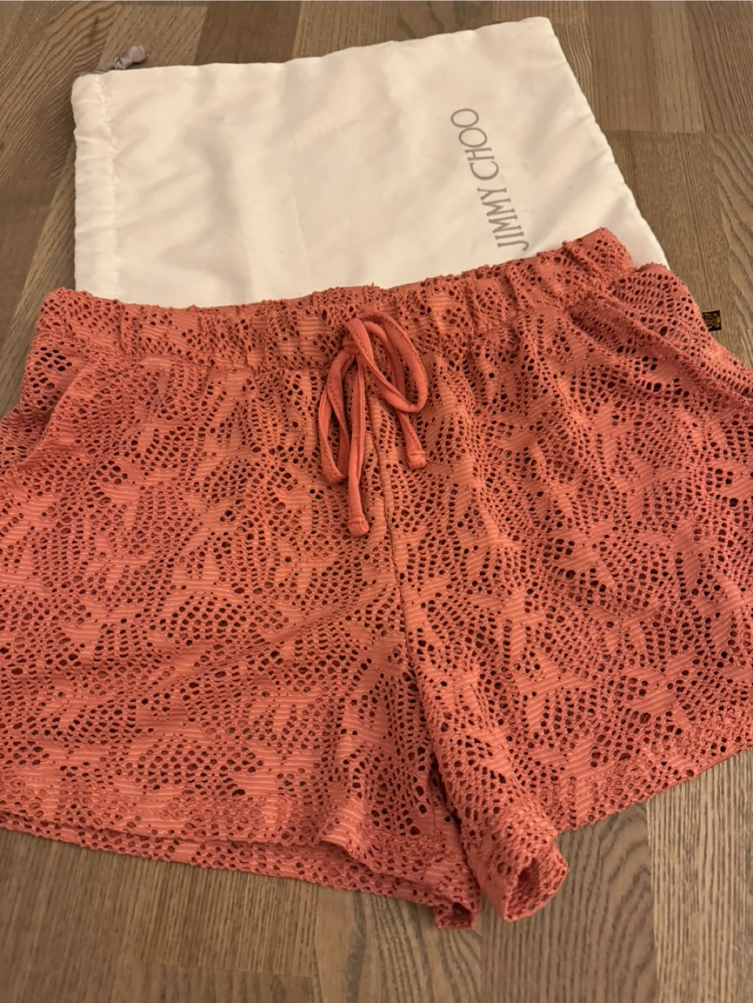 Designer’s Coral Lace Shorts - photo 4