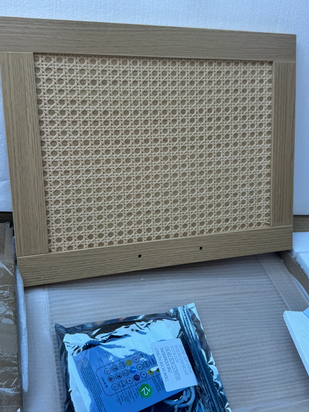 New rattan TV stand console - photo 5