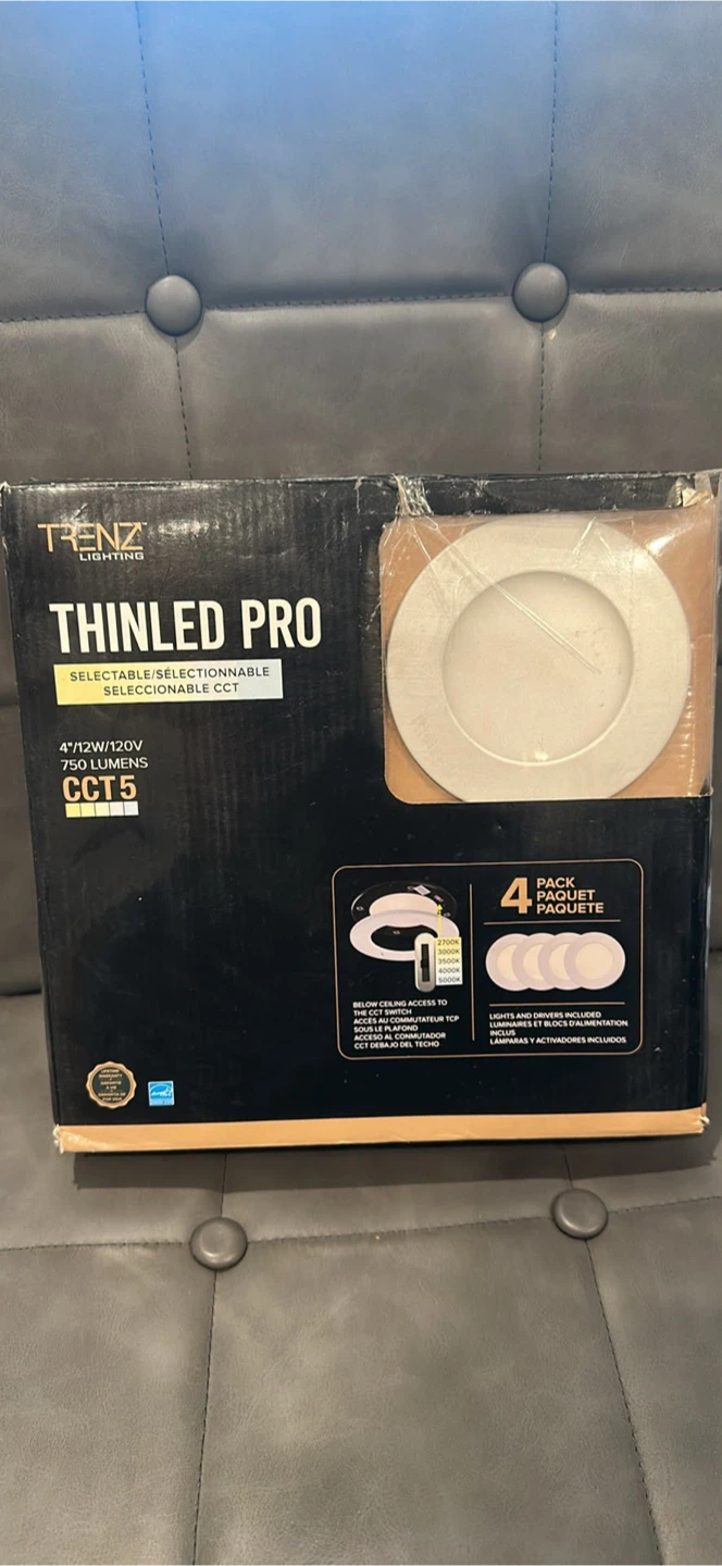 Trenz Lighting ThinLED Pro 4-Inch LED Lights, 4-Pack