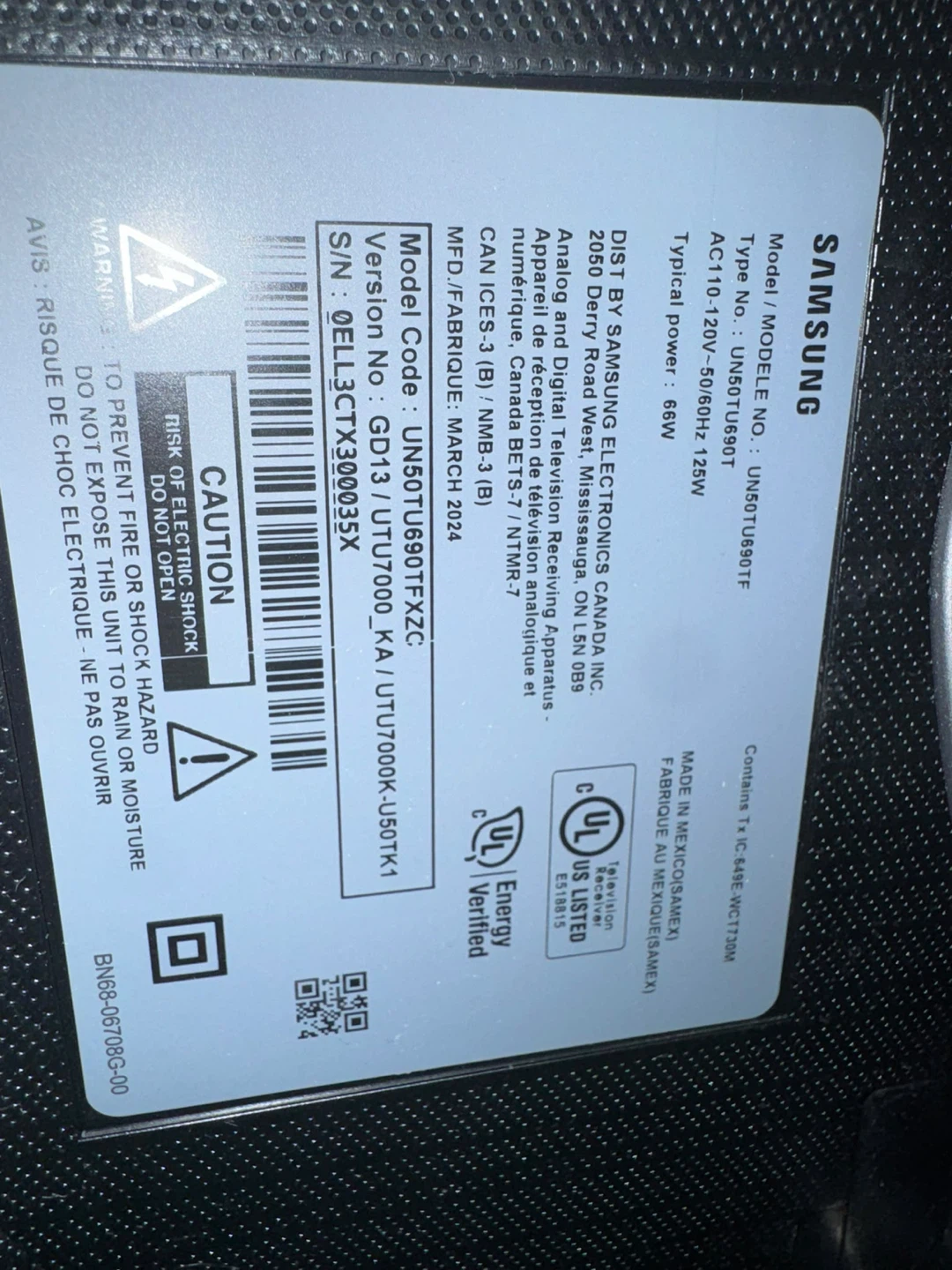 Samsung 50-inch Smart TV - photo 3