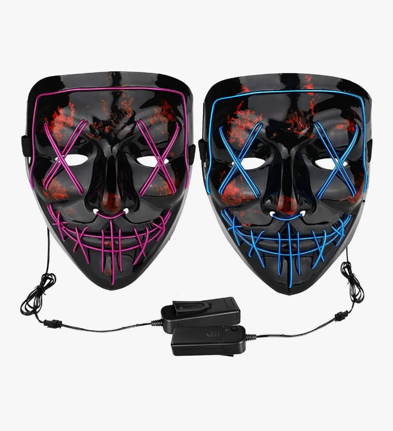 Mask and LED Halloween Masks