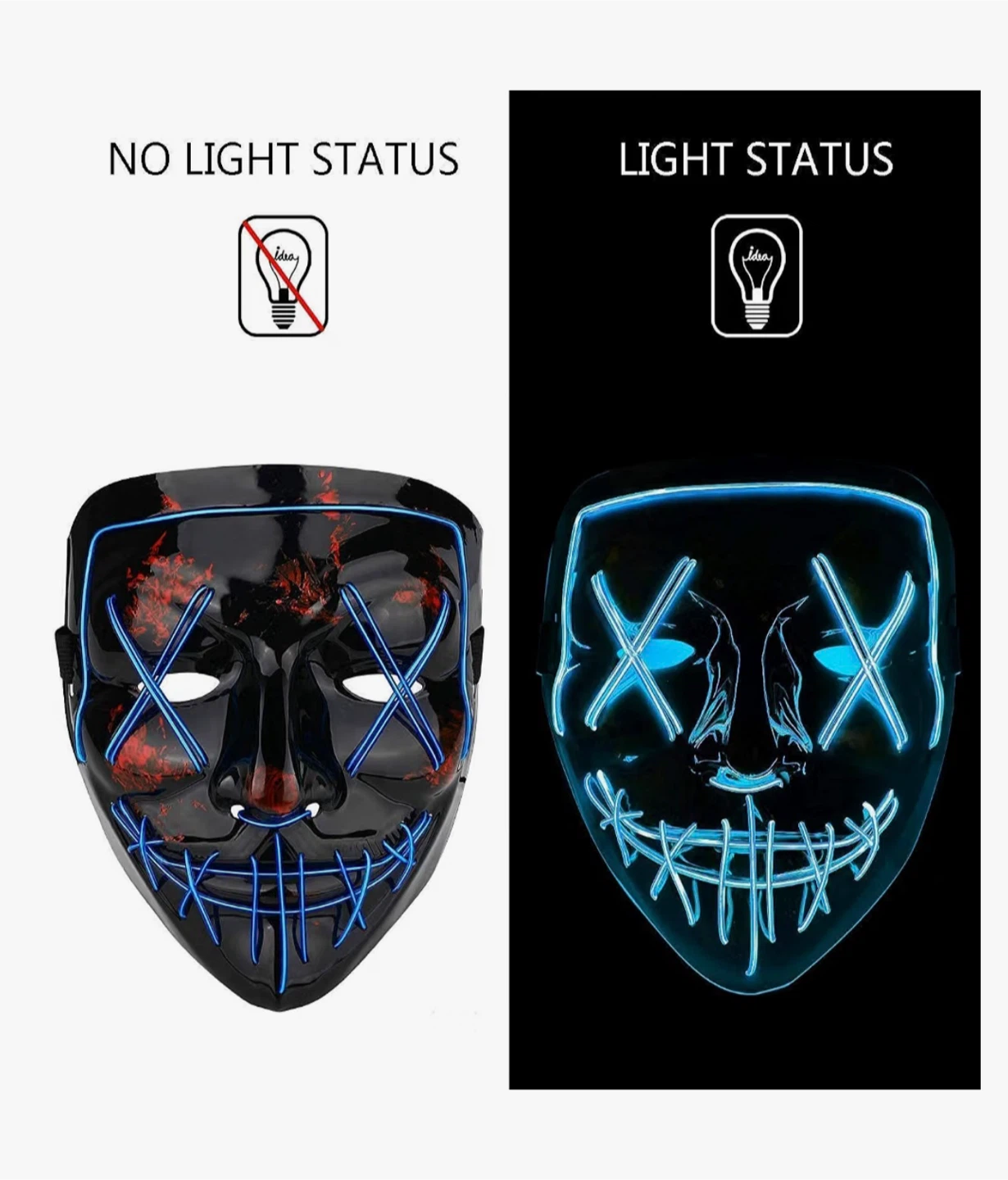 Mask and LED Halloween Masks - photo 4