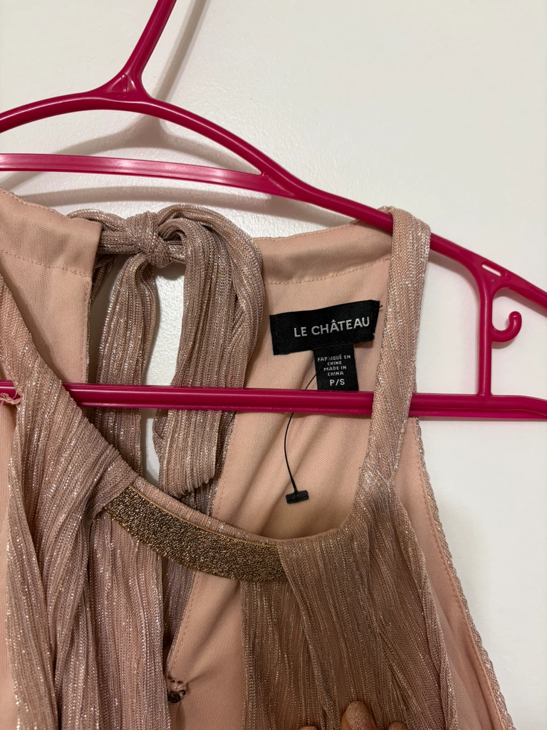 Le Chateau Metallic Rose Gold Dress - photo 3