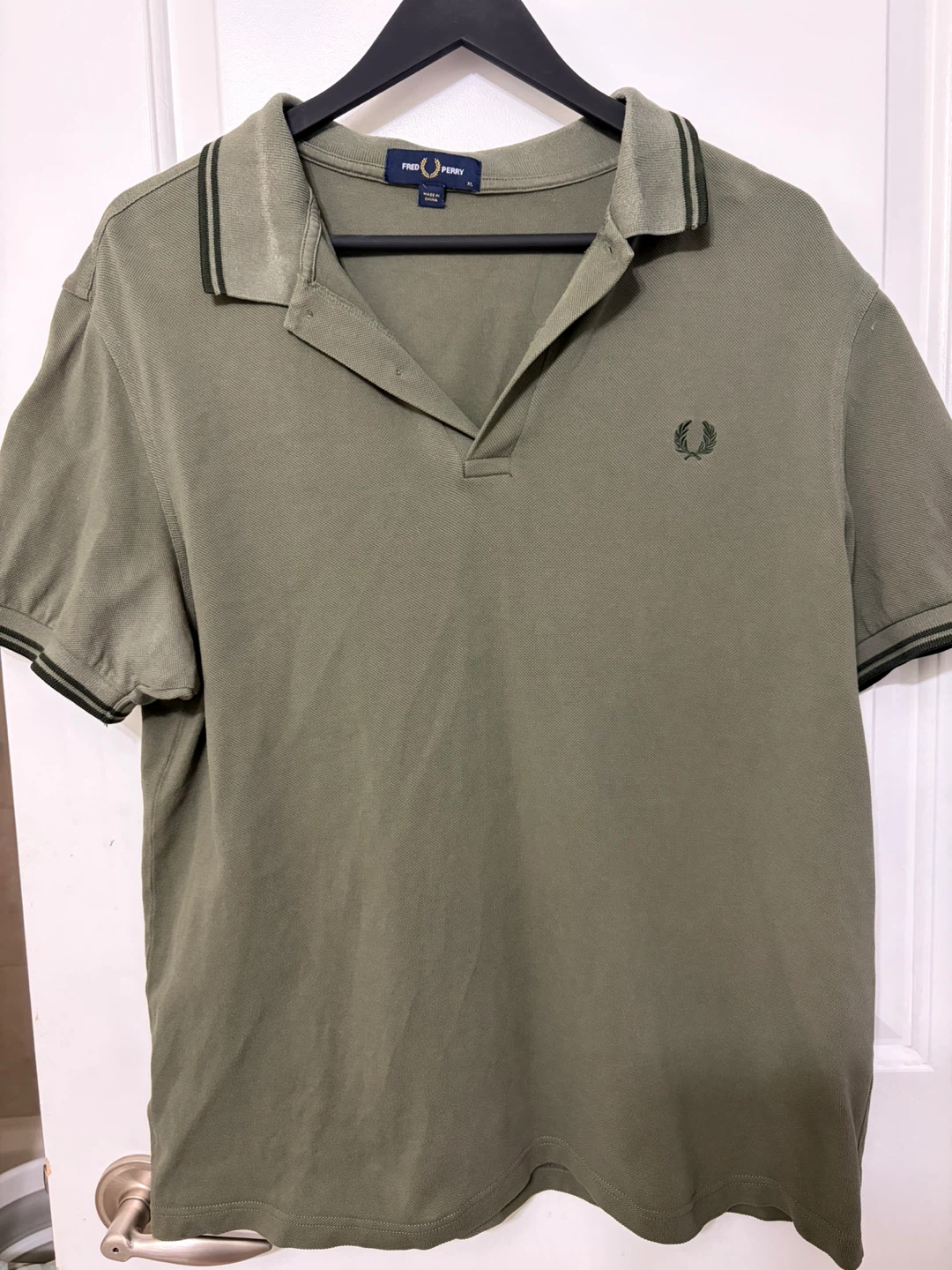 Fred Perry Polo Shirt Olive Green