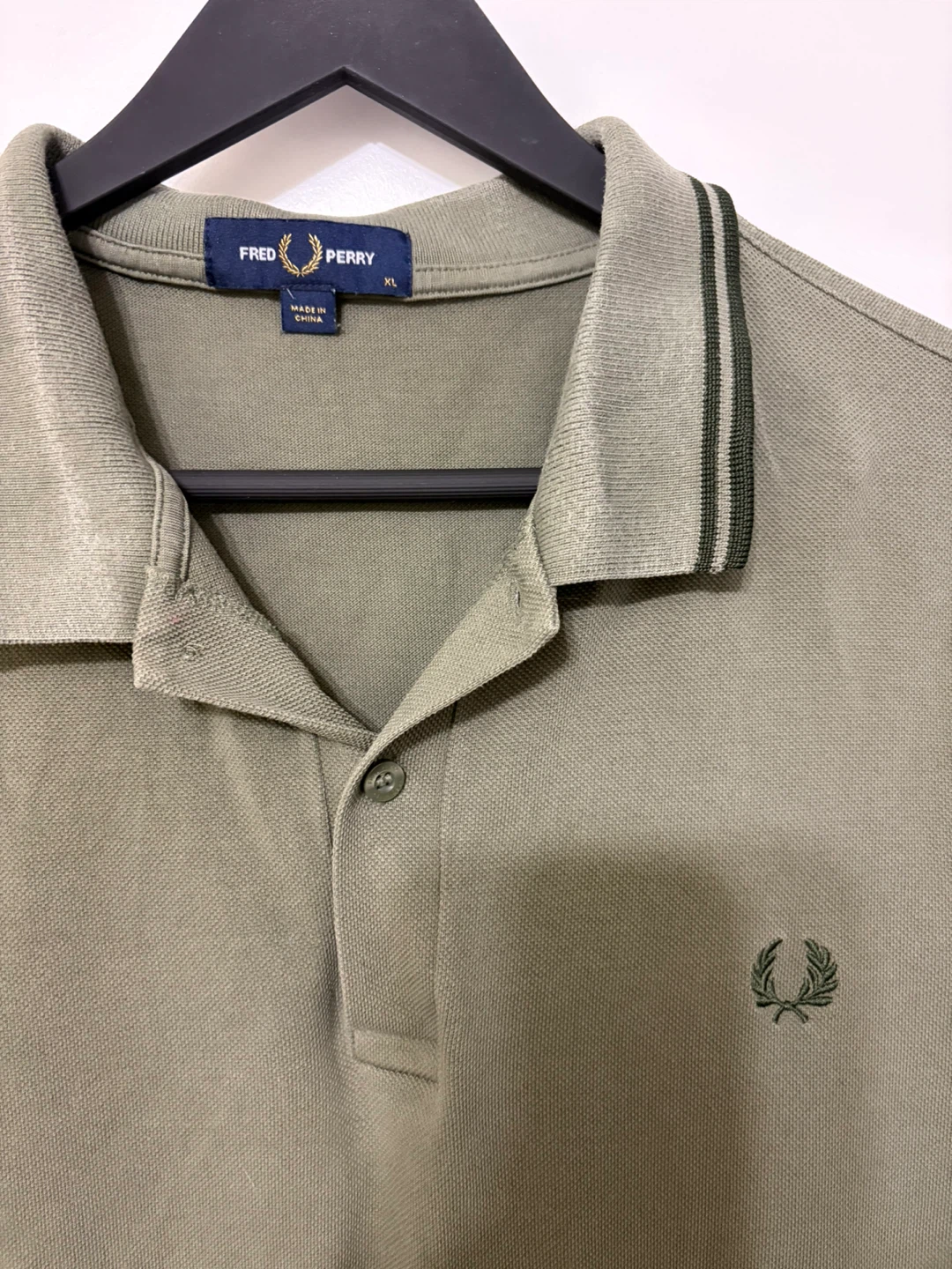 Fred Perry Polo Shirt Olive Green - photo 2