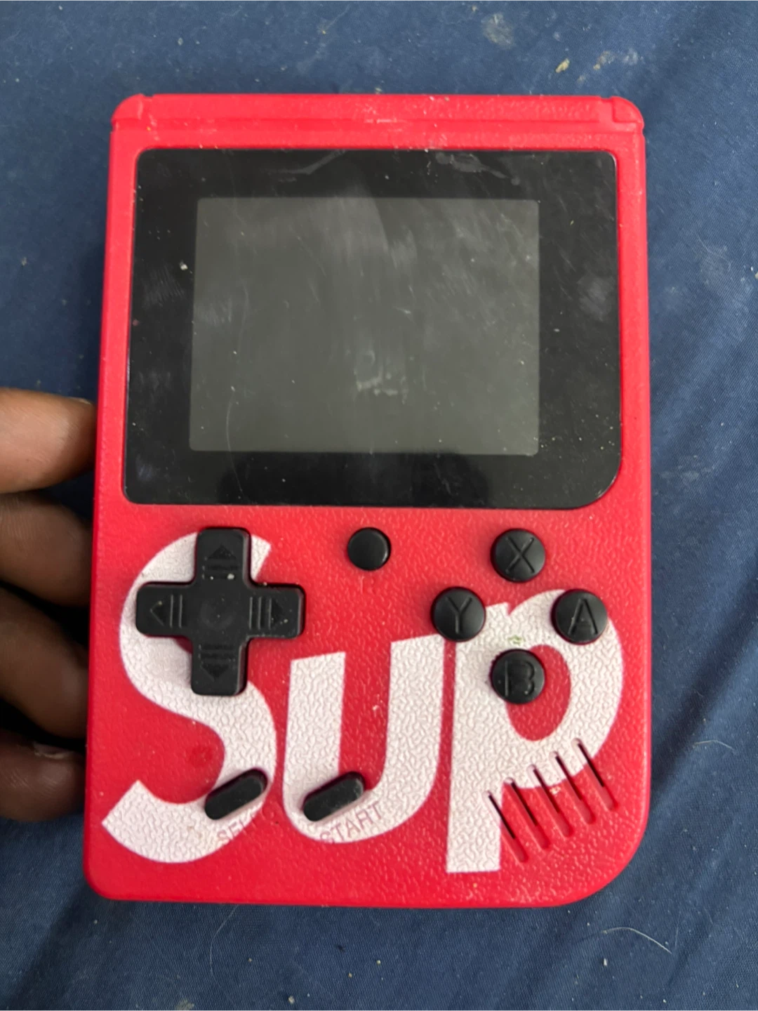 Red SUP Retro Handheld Game Console