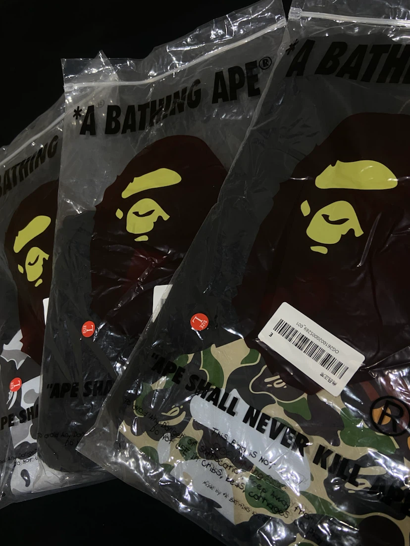 Three A Bathing Ape T-Shirts - Size Large - photo 3