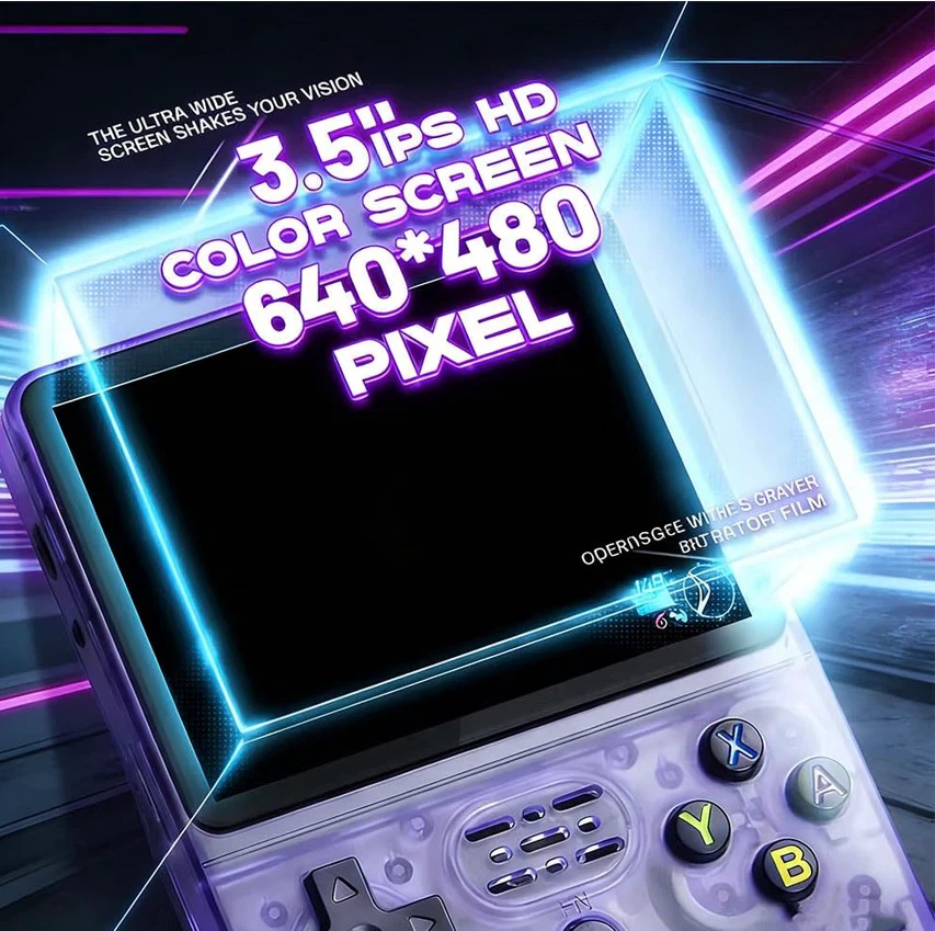 R36S Handheld Game Console with Wasp Feelers