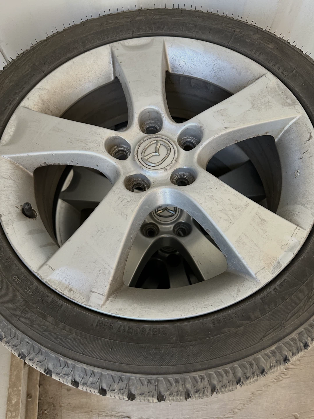 Set of 4 Mazda 17-inch Winter Tires and Rims - photo 3