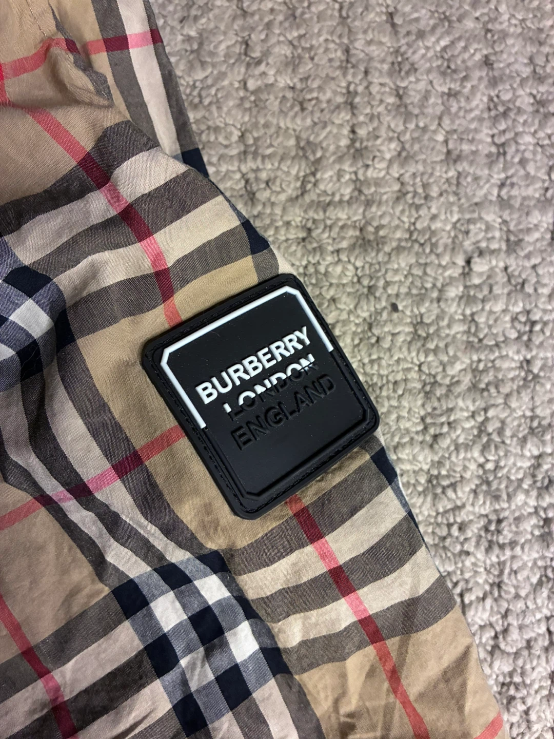 Kids Burberry London England Check Joggers - photo 2