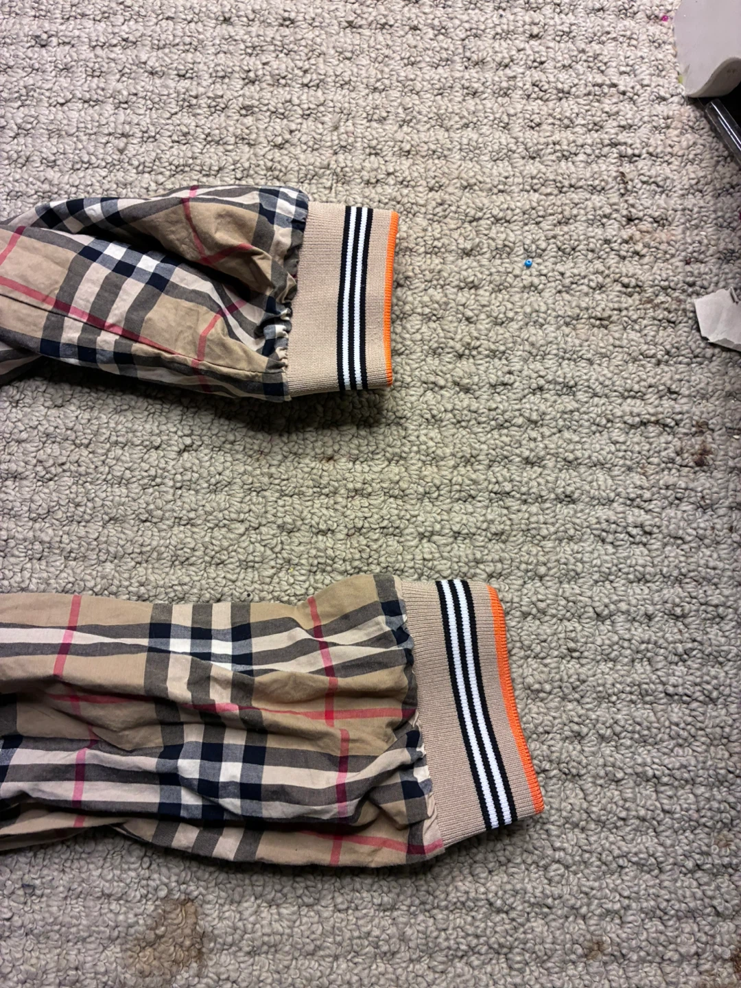Kids Burberry London England Check Joggers - photo 4