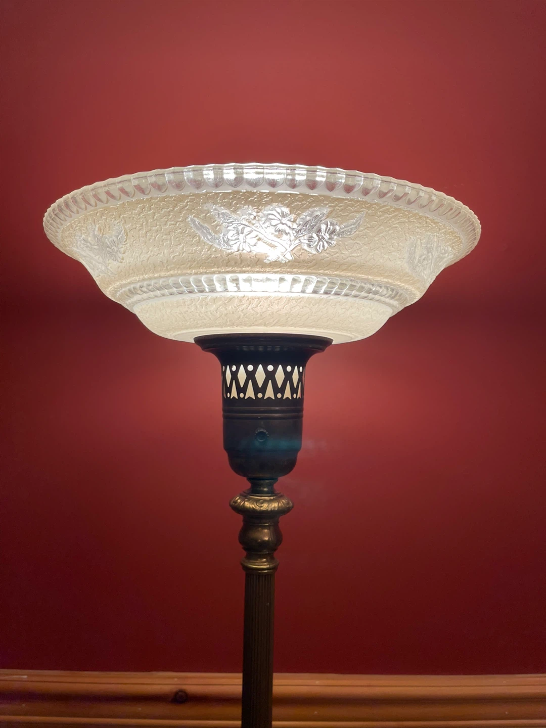 A gorgeous antique torchiere floor lamps - photo 2