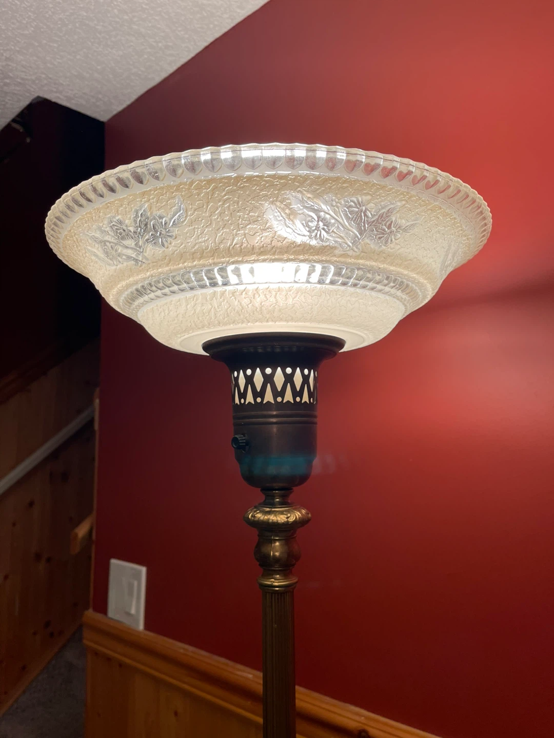 A gorgeous antique torchiere floor lamps - photo 3