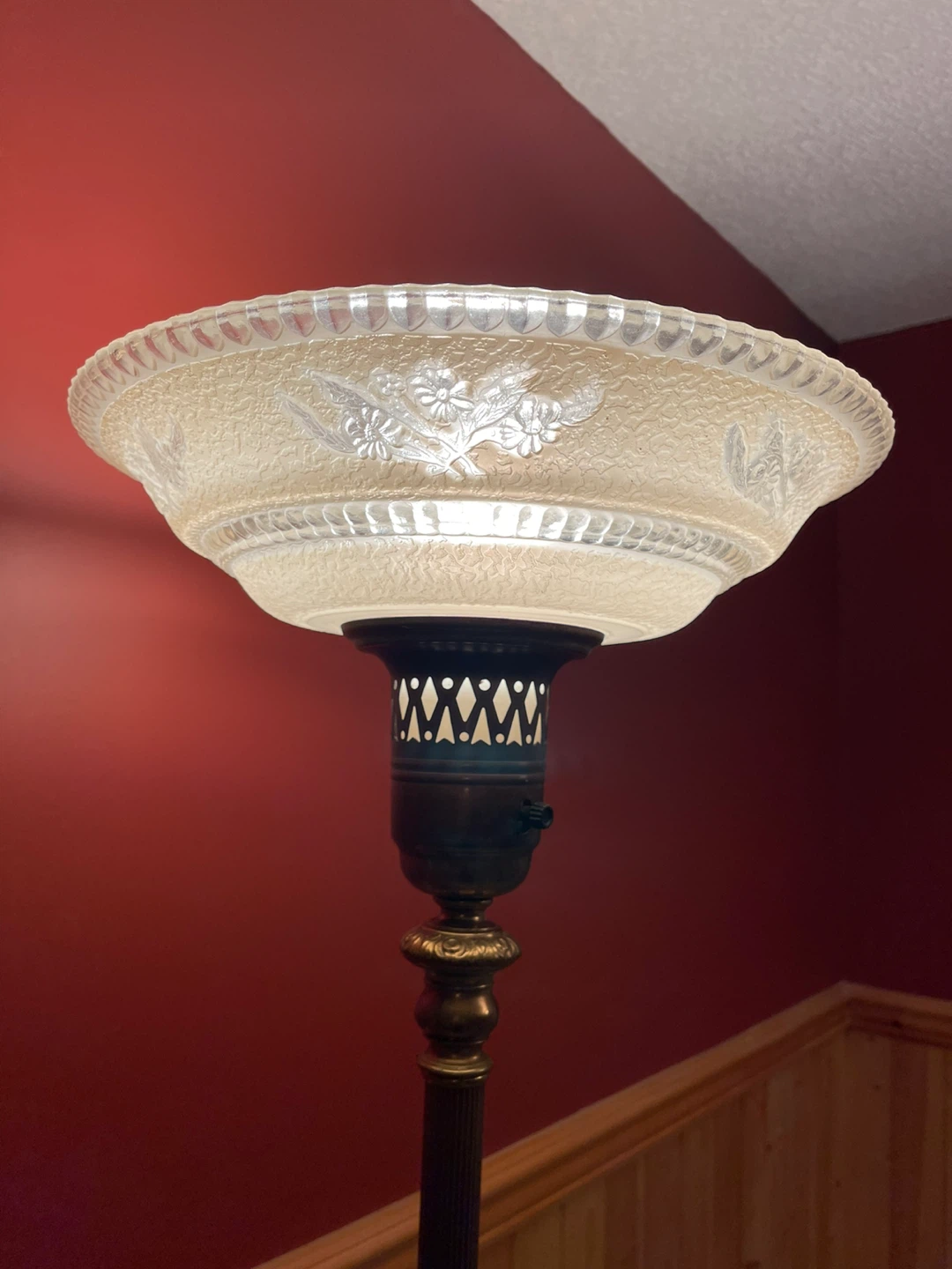 A gorgeous antique torchiere floor lamps - photo 4