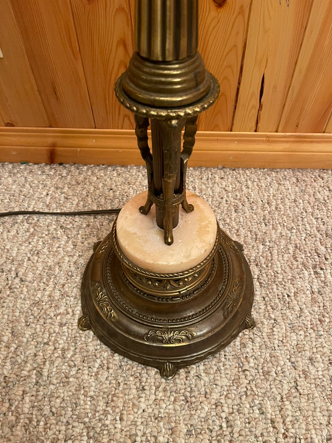 A gorgeous antique torchiere floor lamps - photo 5