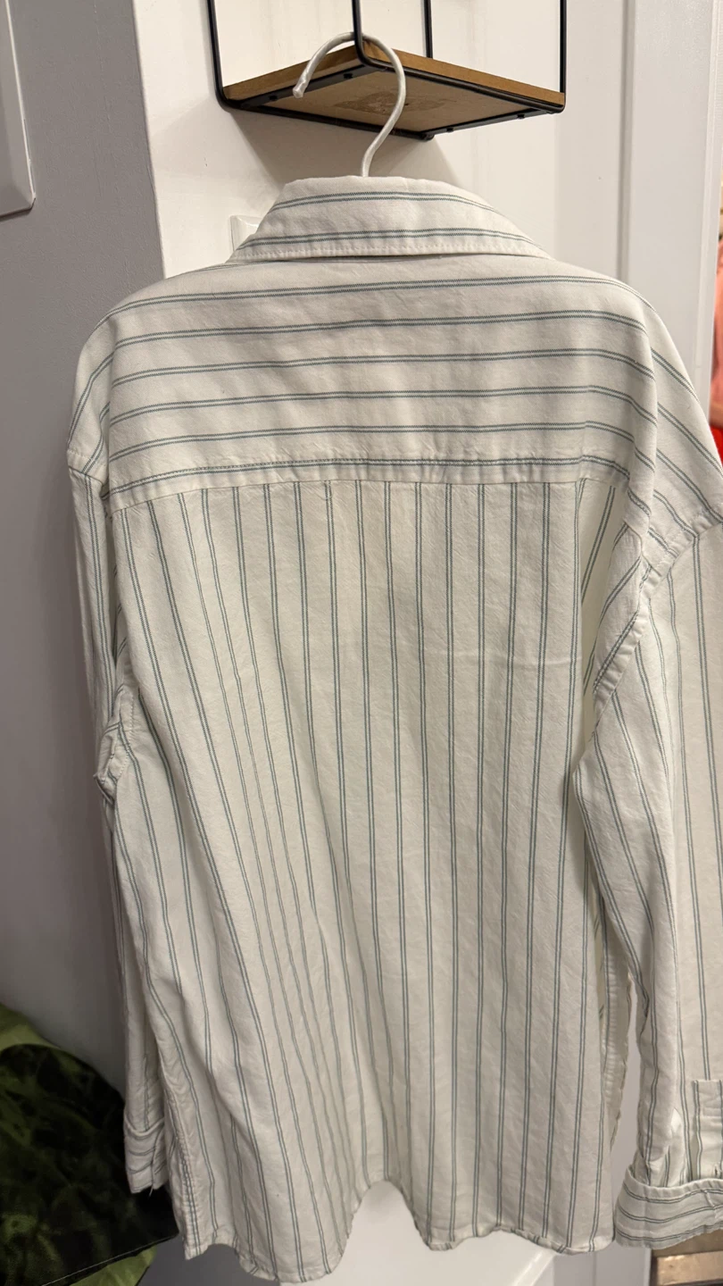 Zara Striped Long Sleeve Shirt Size 10 - photo 2