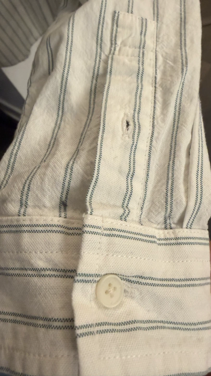 Zara Striped Long Sleeve Shirt Size 10 - photo 4