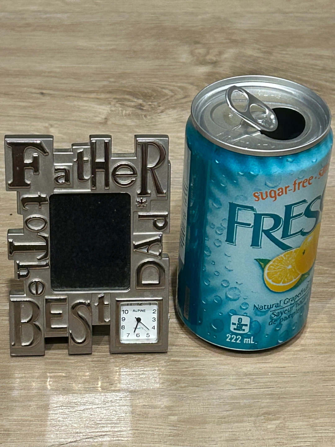 Alpine Father's Day Picture Frame Clock - photo 2