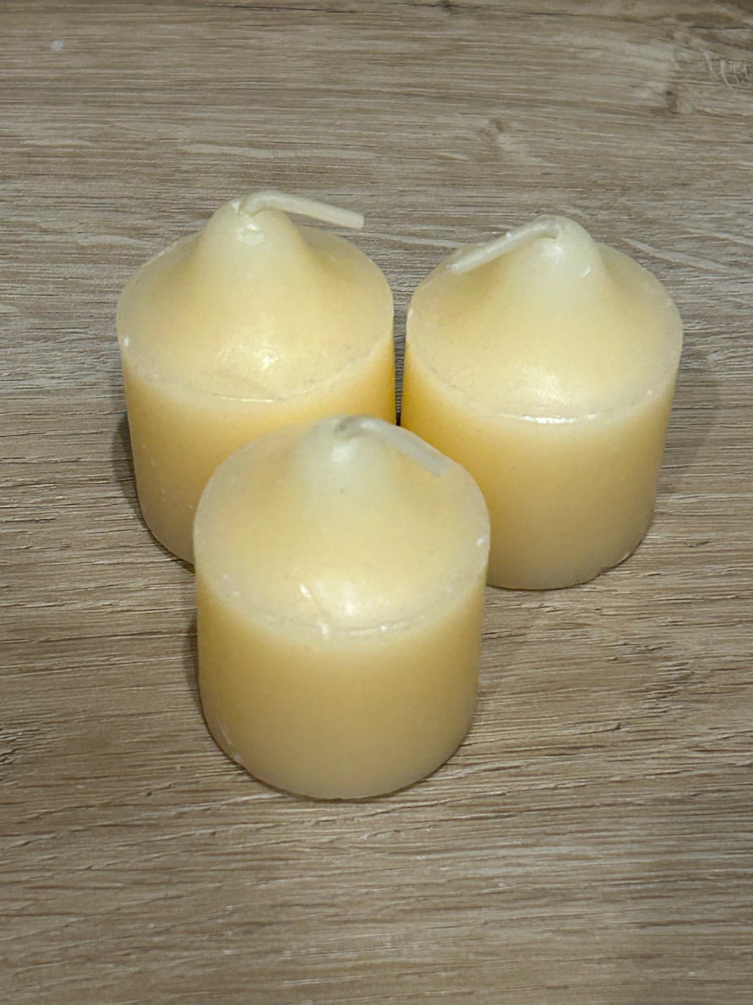 Three Votive Candles