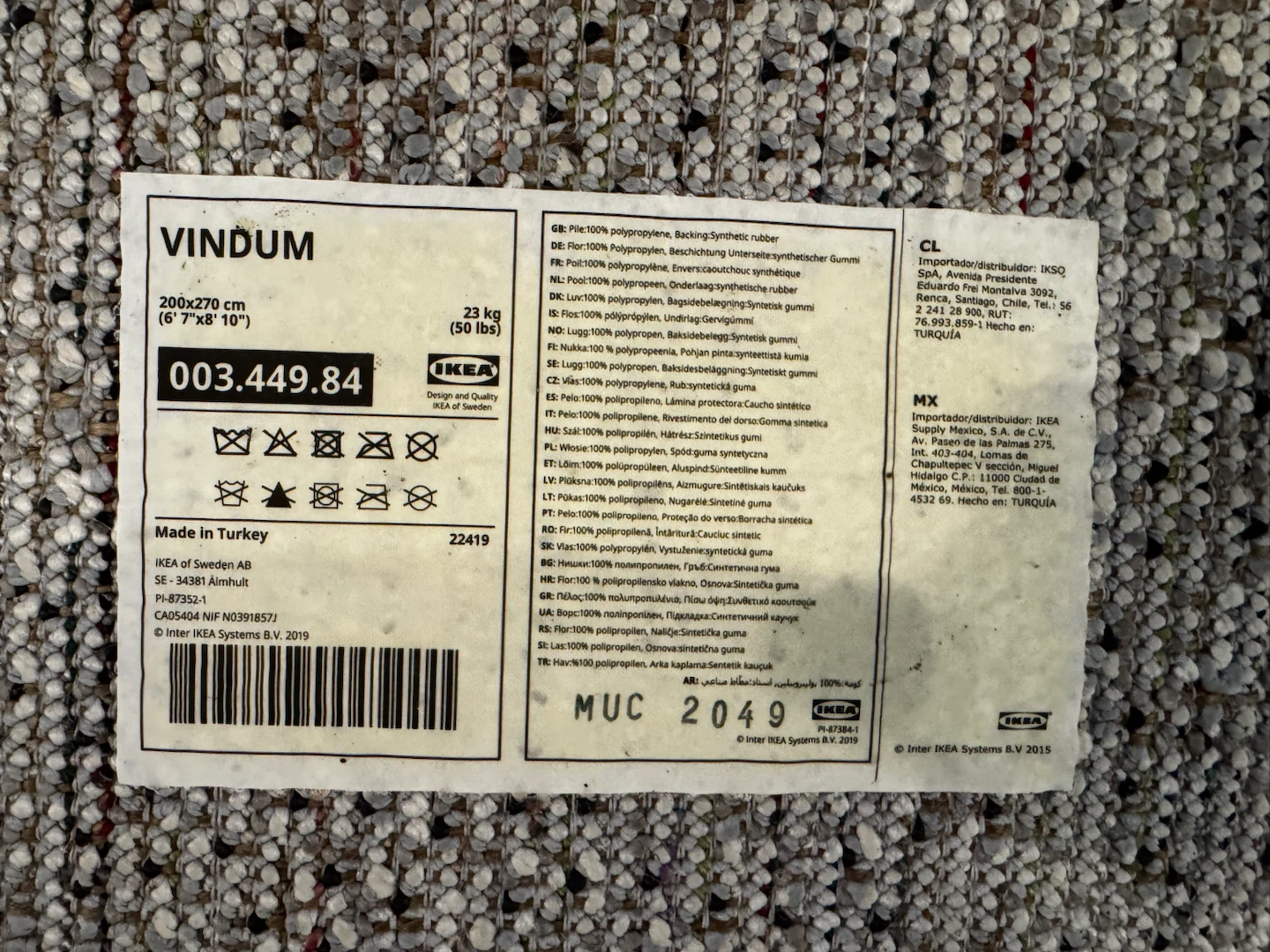 IKEA VINDUM High-pile Rug - photo 4
