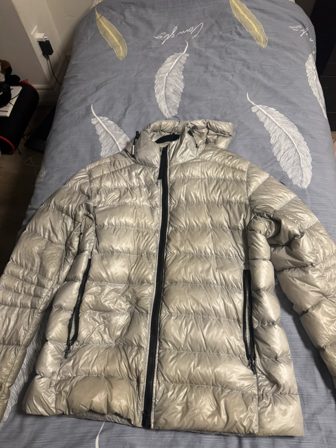 Canada Goose Silver Down Jacket Style Code 2227mb