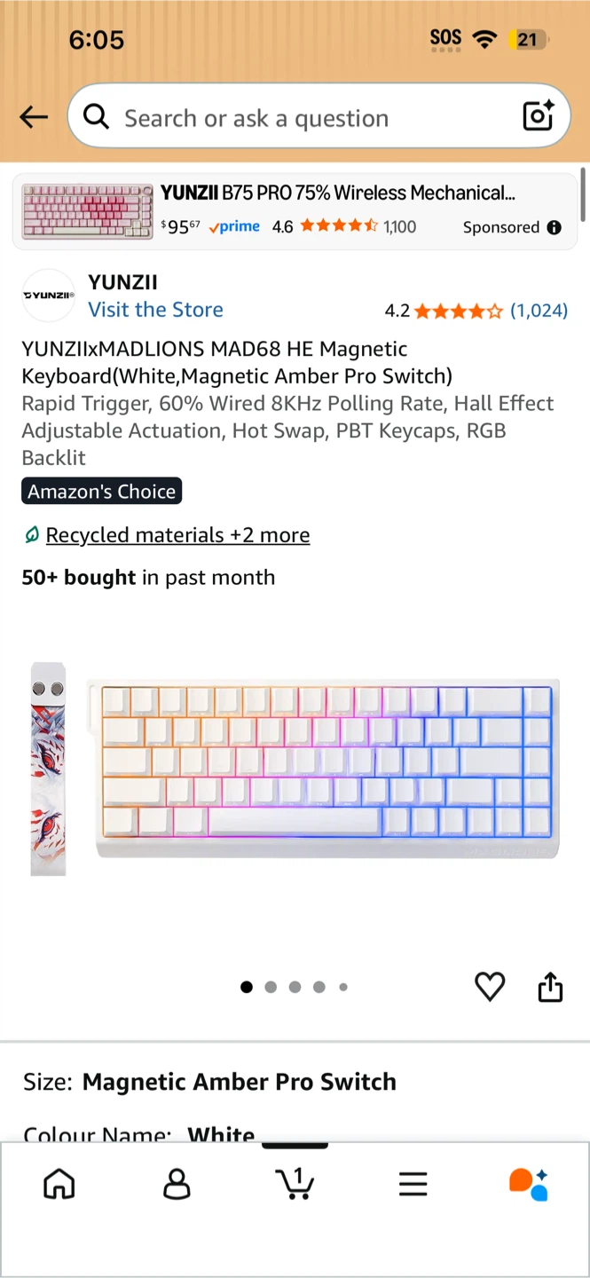 Yunzii x Madlions MAD68 HE Magnetic Keyboard - photo 3