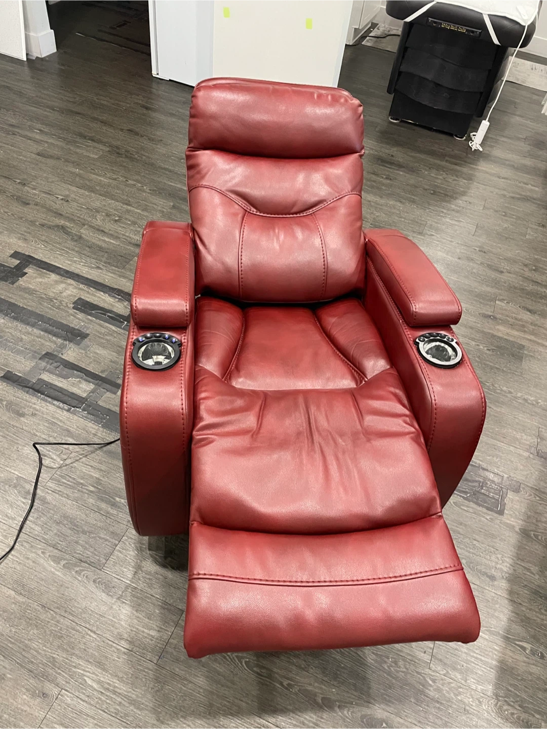 Red Power Reclining Theatre Chair
