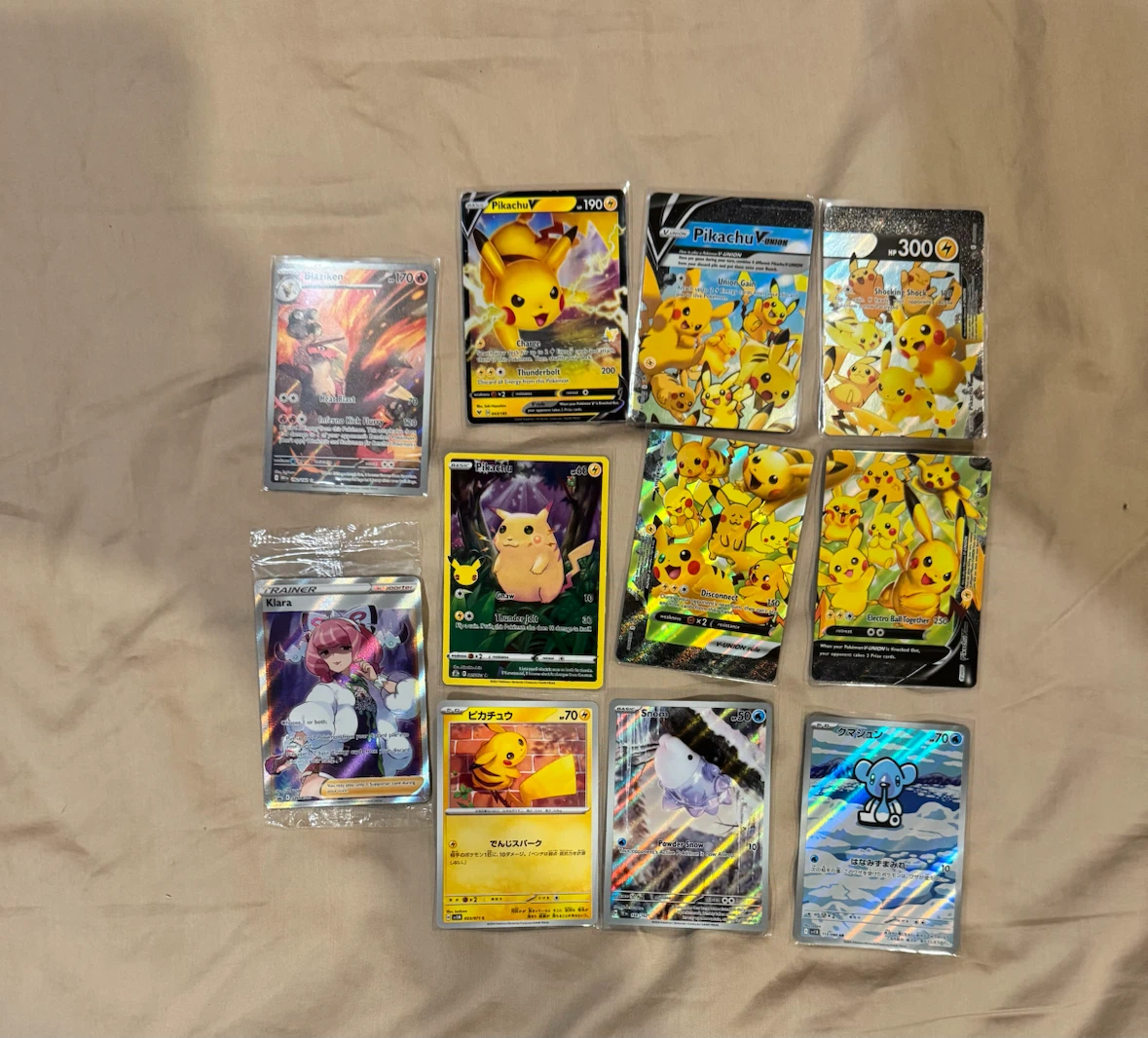 Pokemon card singles