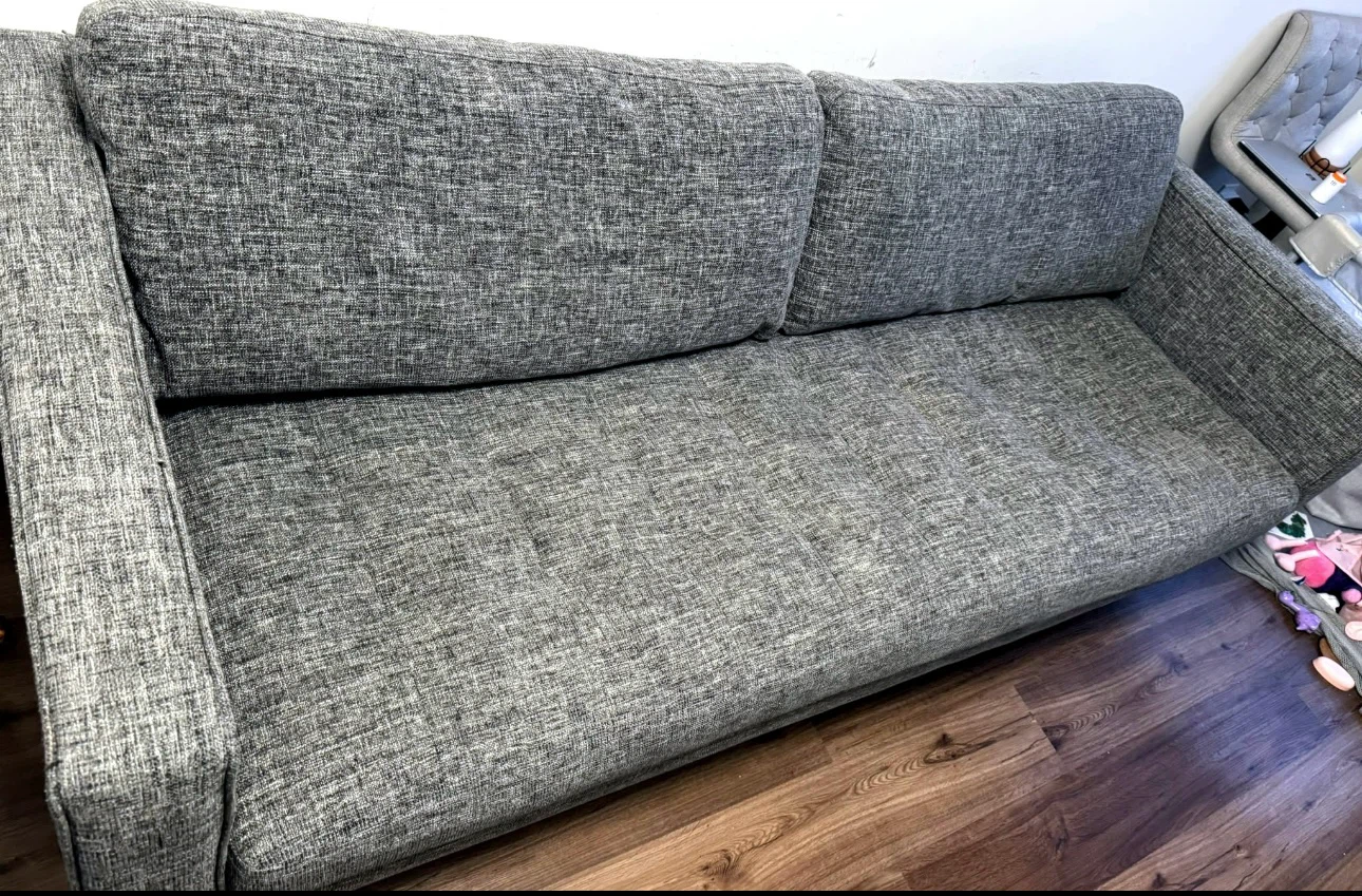 Article Sven 88" Tufted Sofa - Briar Gray - photo 4