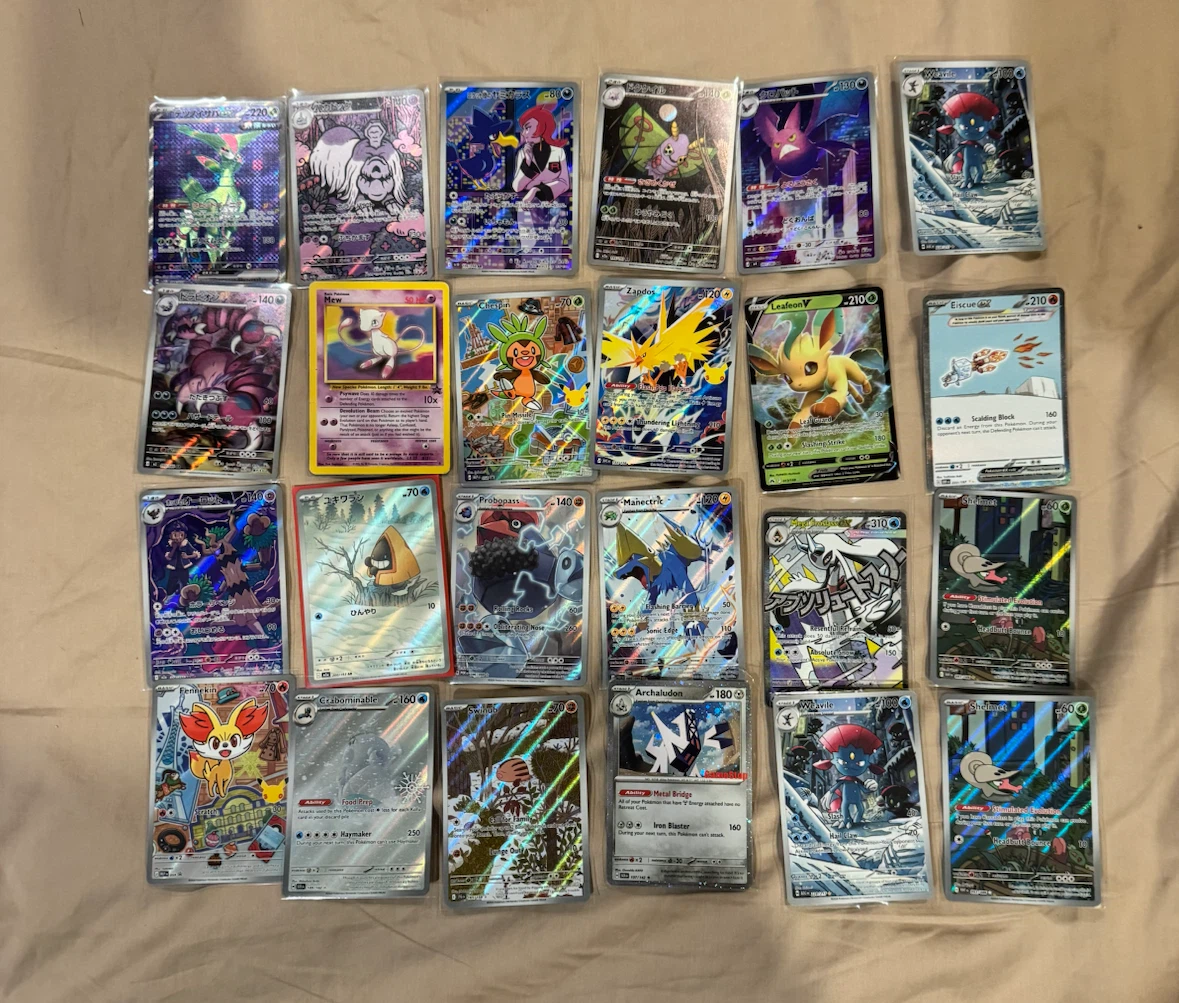 Pokemon card singles