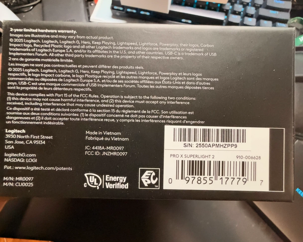 Logitech PRO X Superlight 2 Wireless Gaming Mouse - photo 4