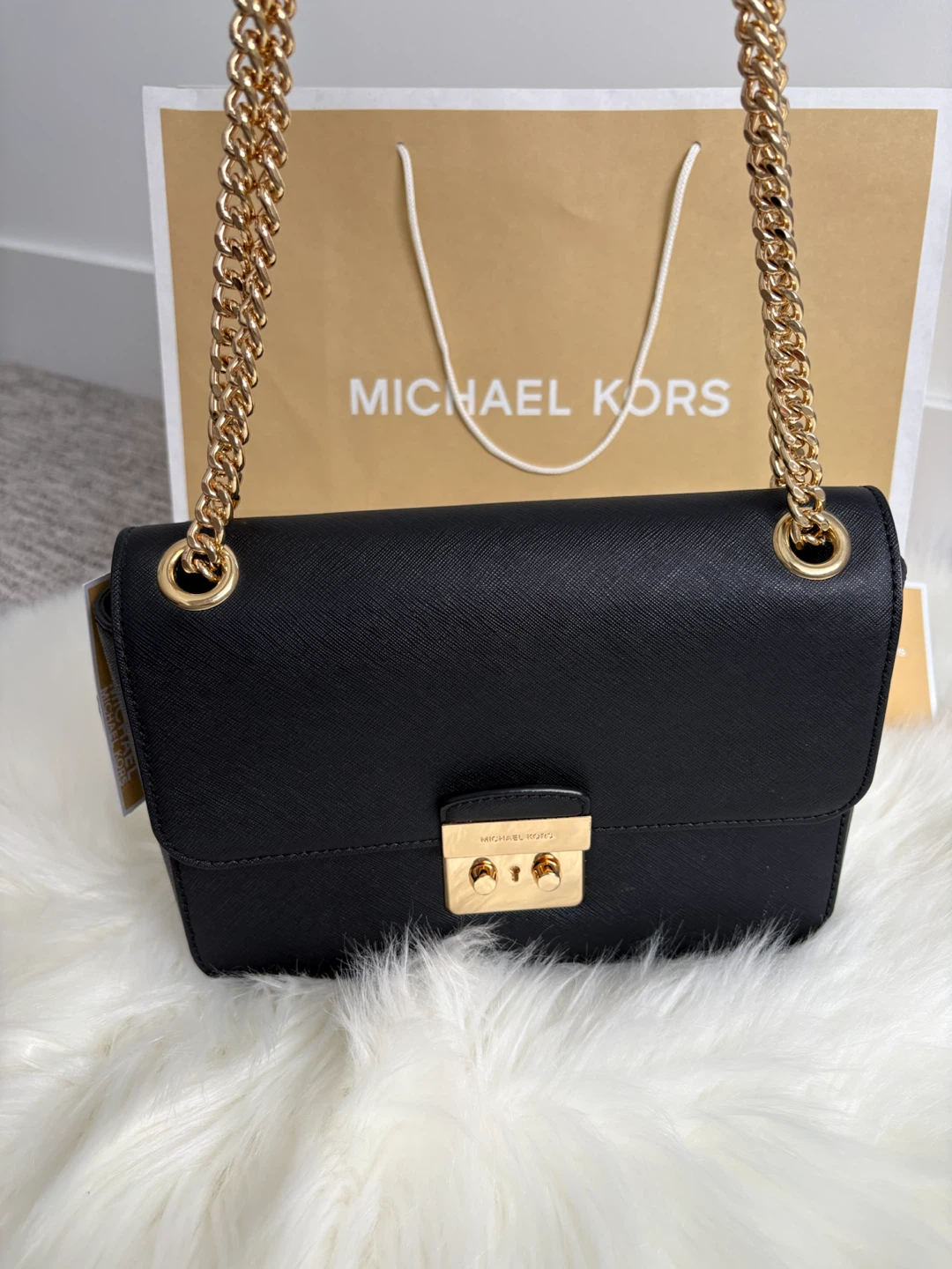 Michael Kors Brandi Medium Shoulder Flap Bag