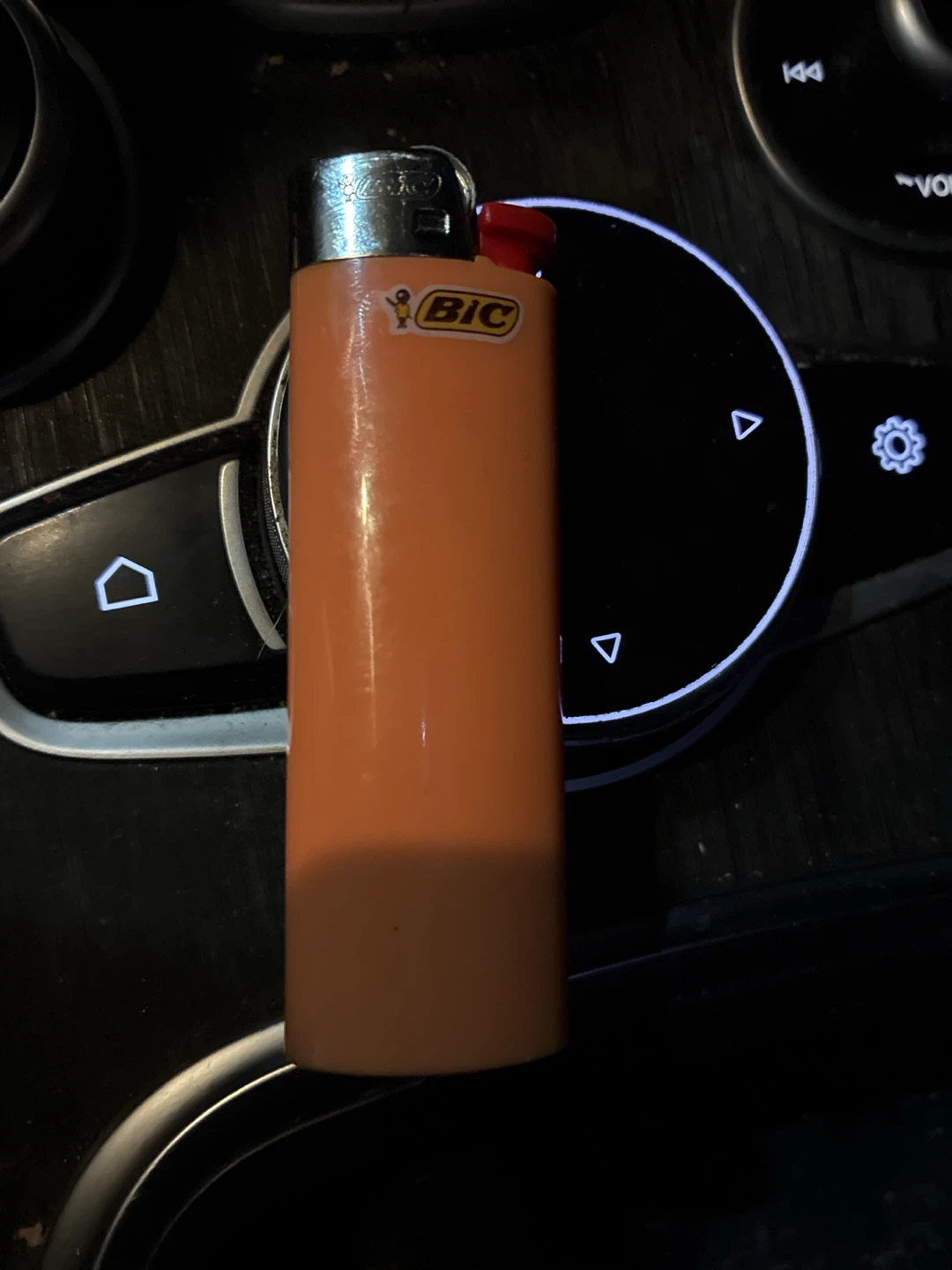 Orange BIC Lighter