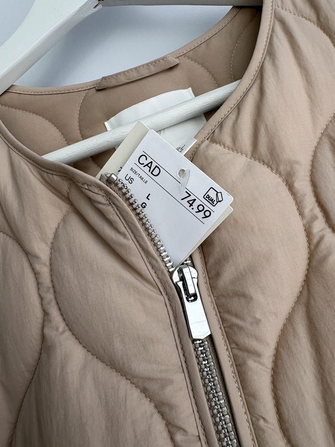 BNWT H&M Quilted jacket size L - photo 3