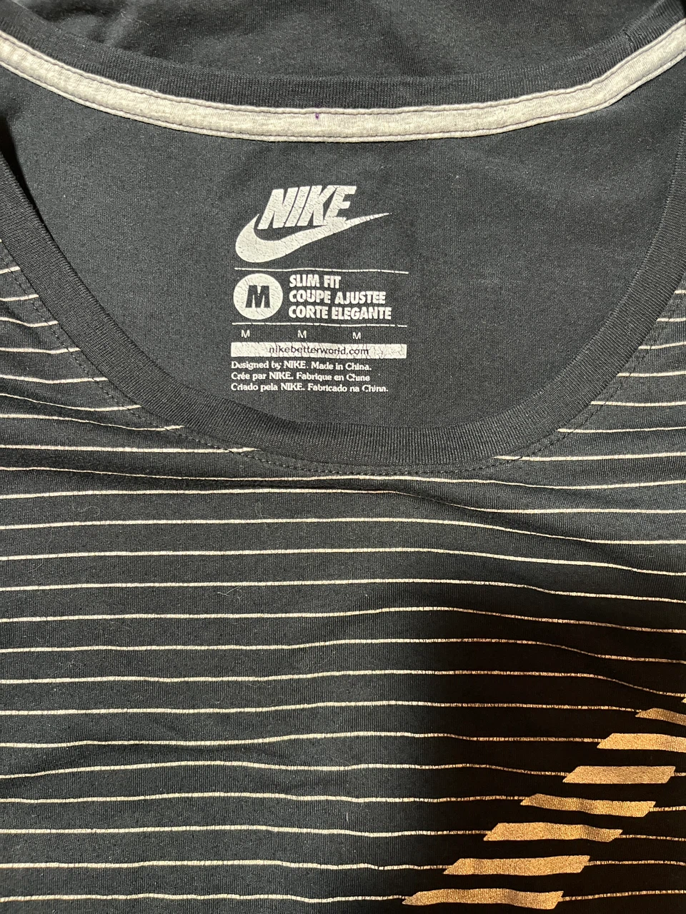 Nike Women's Striped Slim Fit T-Shirt - photo 3