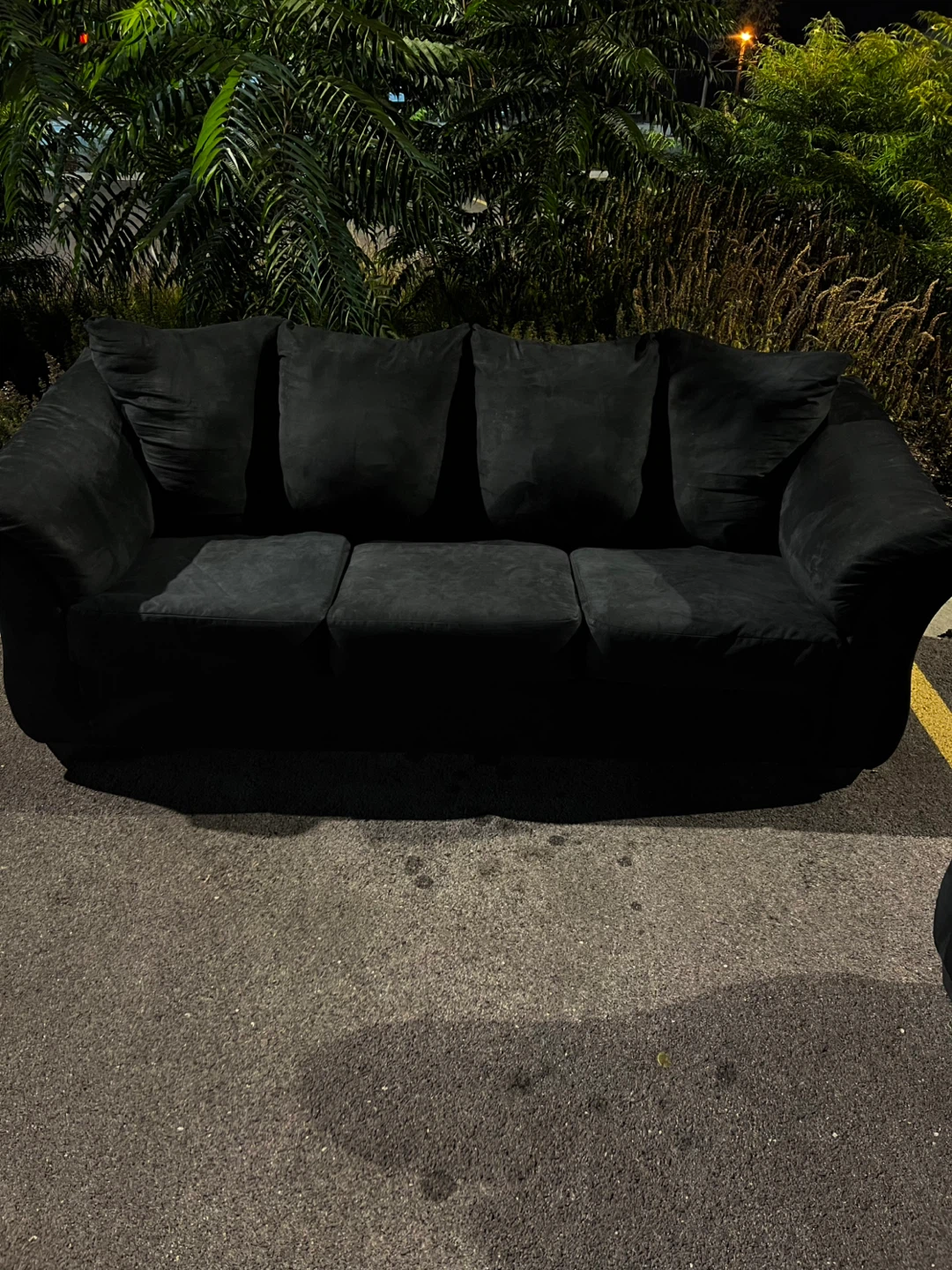 Loveseat & Sofa Set In The Color Black - photo 5