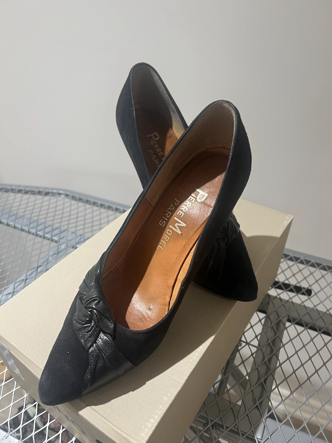 Pierre Morel Black Suede Pumps - photo 2