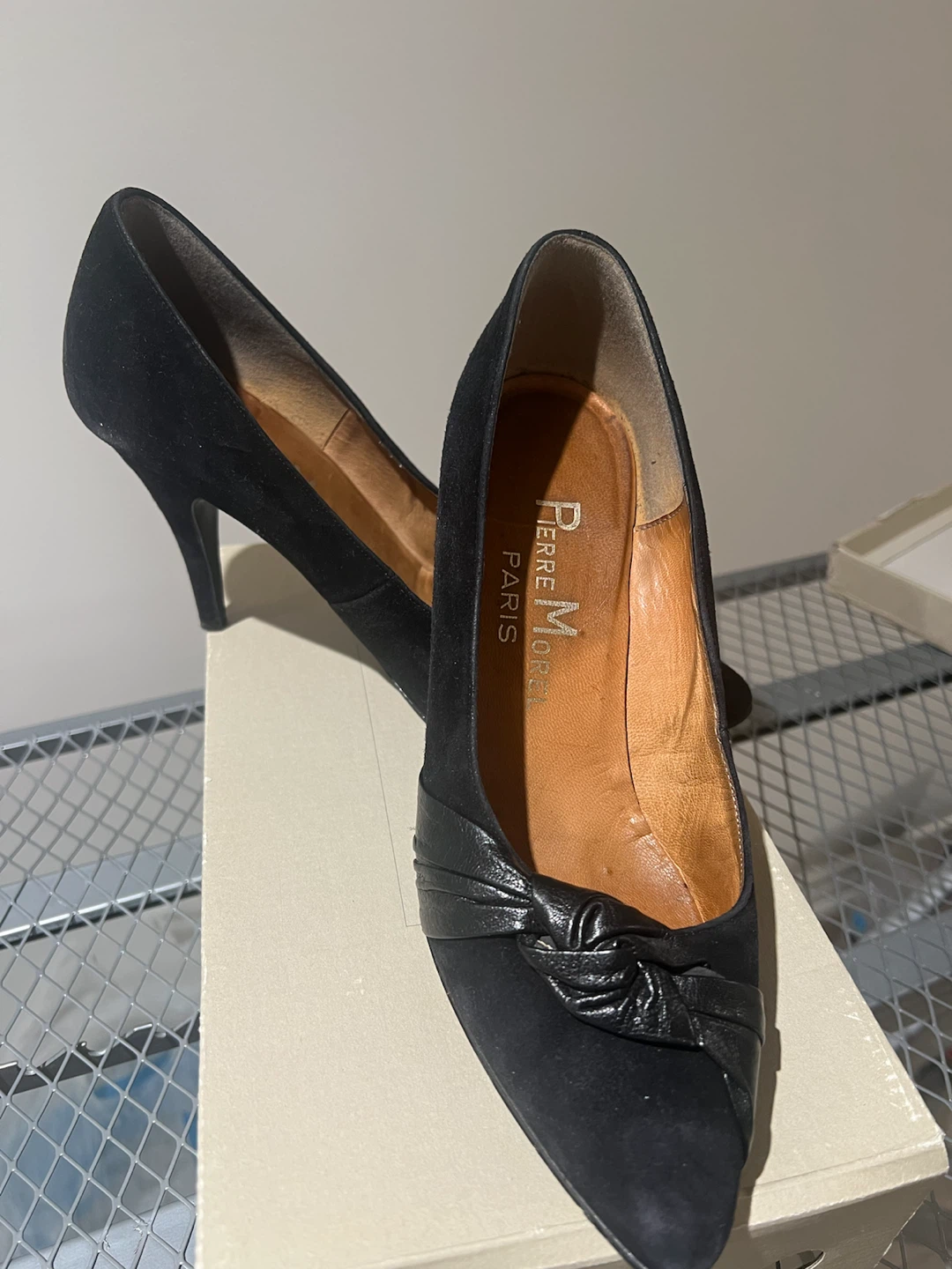 Pierre Morel Black Suede Pumps - photo 3