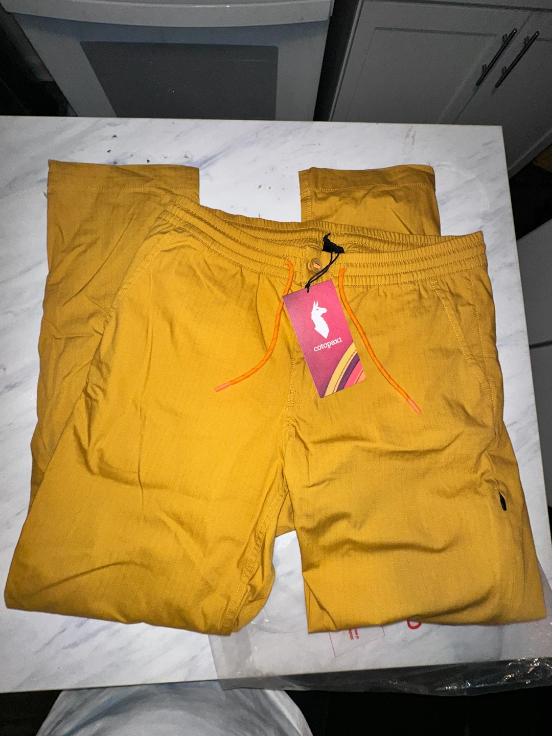 NWT Cotopaxi Salto Ripstop Pants - Amber / Yellow - Men's Size M