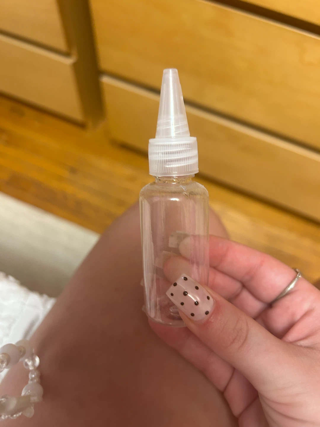 Clear Plastic Squeeze Bottle #freecycle