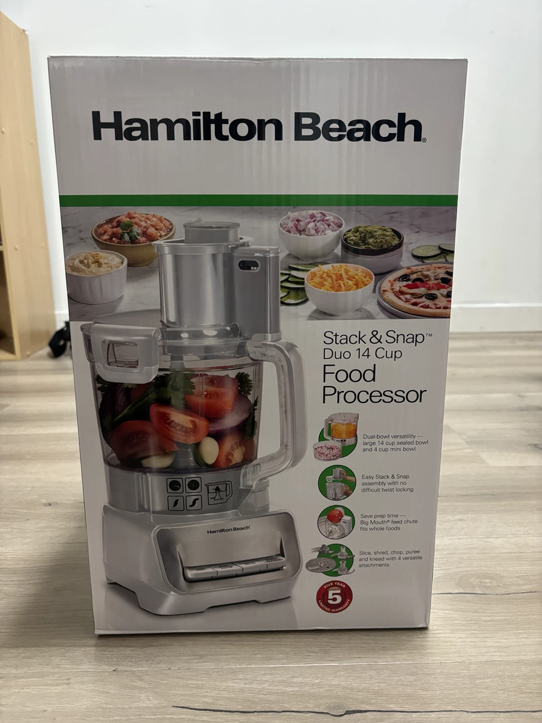 Hamilton Beach Stack & Snap Duo 14 Cup Food Processor - photo 2