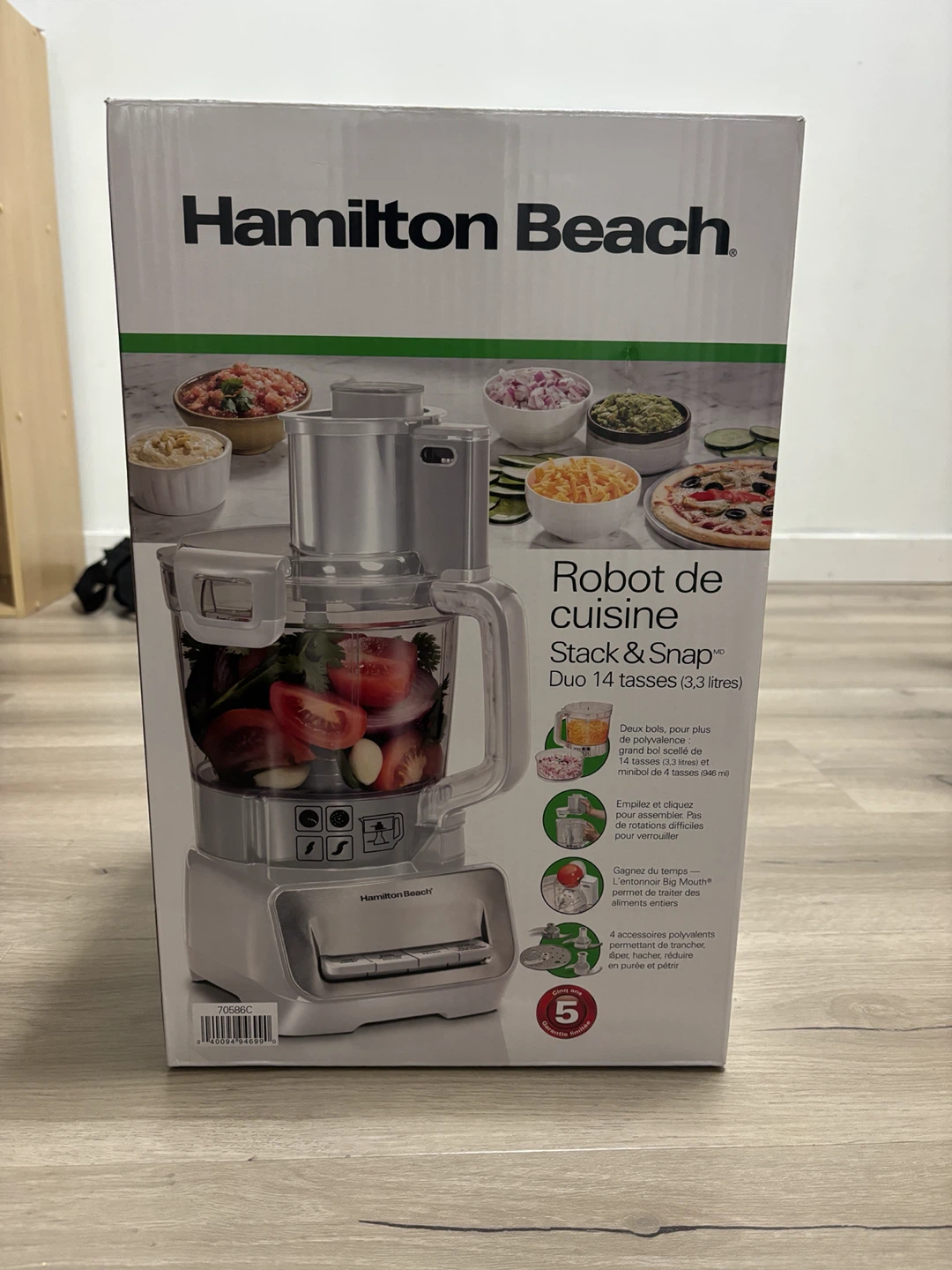 Hamilton Beach Stack & Snap Duo 14 Cup Food Processor - photo 4