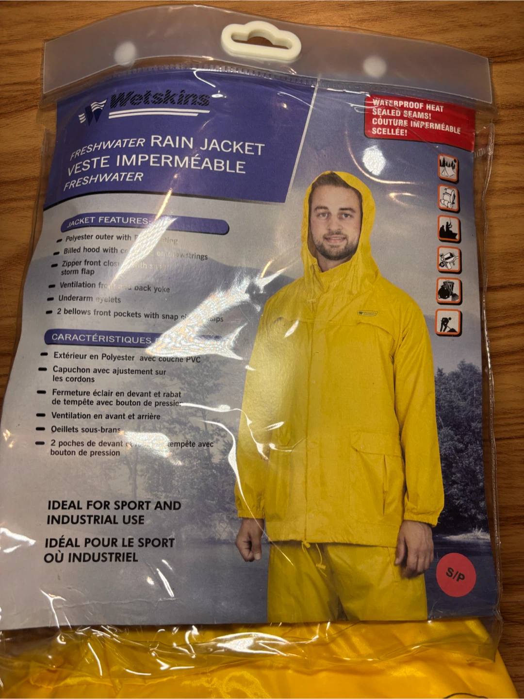 Brand New Wetskins Freshwater Rain Jacket szS - photo 2