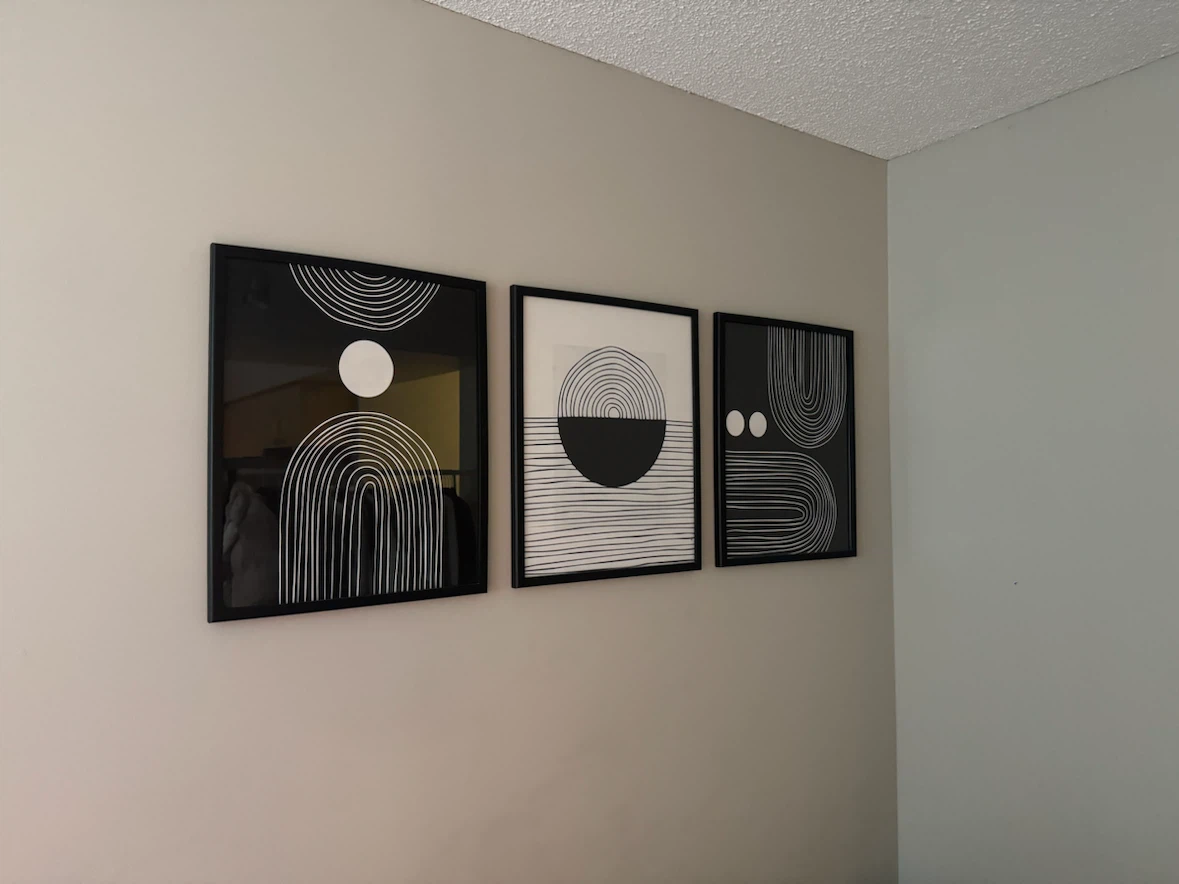 Set of 3 Modern Abstract Wall Art Prints
