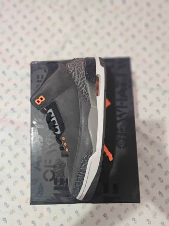 Jordan 3 Retro Dark Grey Orange